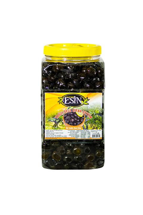 Esin Zeytin Ege'nin Incisi Esin Gemlik Yağlı Sele Siyah Zeytin Mega Boy 5 kg