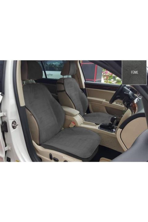 Marka Renault Symbol Yeni Nesil Koltuk Koruyucu 2008-2016 Ön 2 Li Kılıf Minder Füme