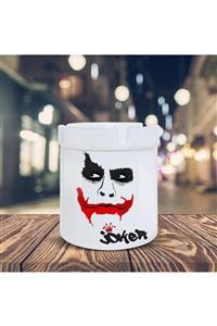 Asilmeydan Joker Karakteri Silüeti Baskılı Küllük Seramik Kül Tablası-70895