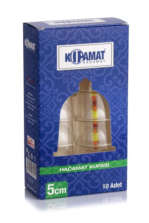 KUPAMAT Hacamat Kupası Masaj Kupası 5 Numara (5 Kutu) 50 Adet+pompa