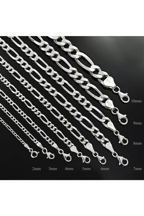 OSMANLI GÜMÜŞ 10mm Figaro Model 925 Ayar Gümüş Erkek Bileklik Künye 253882842