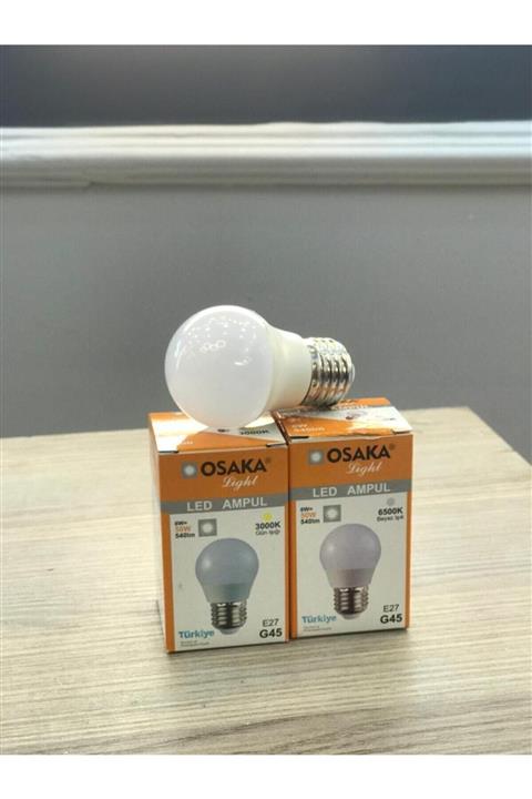 Osaka Light 6w E27 Top Led Ampul Beyaz Işık Avantajlı 5li Paket