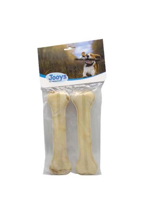 Jooys 21 Cm 2'li Beyaz Deri Kemik Ikili