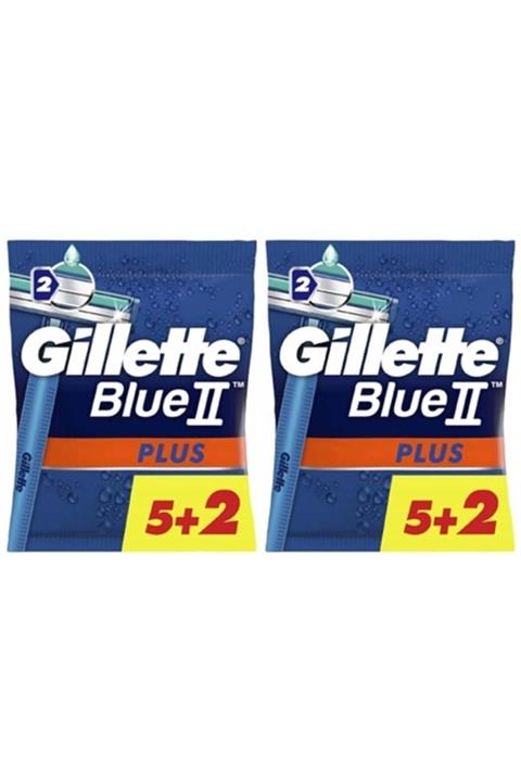 Gillette Blue2 Plus Kullan At Tıraş Bıçağı 7 Li X 2 Adet