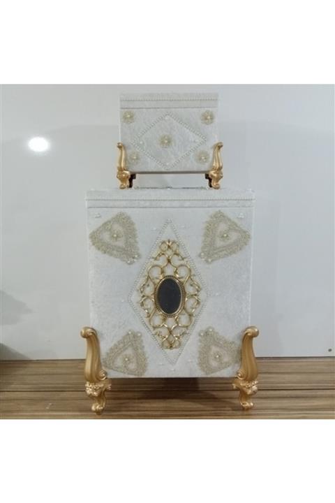 Sonem Çeyiz Kirli Banyo Çamaşır Sepeti 2'li 0952b