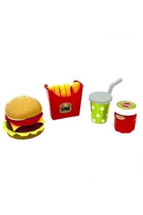 rennway Eğitici Eğlenceli Hamburger Ustası 16 Parça Oyun Hamuru Seti