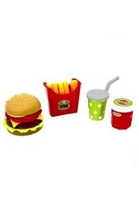 rennway Eğitici Eğlenceli Hamburger Ustası 16 Parça Oyun Hamuru Seti