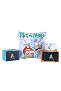 HediyeKanalı Rick And Morty Puf Yastık Kutulu Kupa Led Işıklı Kumbara