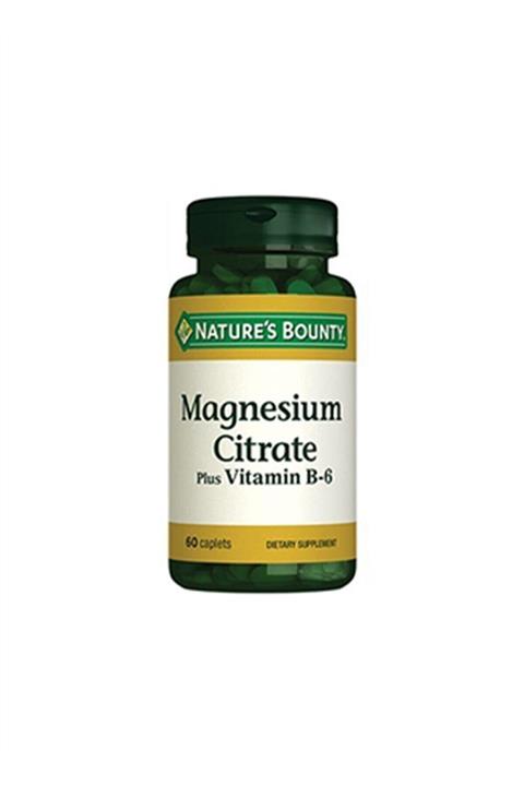 Nature's Bounty Nb Magnesium Citrate Plus Vitamin B-6 60 Kaplet