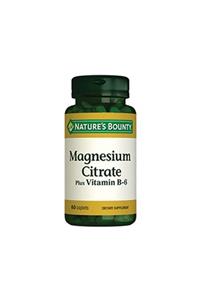 Nature's Bounty Nb Magnesium Citrate Plus Vitamin B-6 60 Kaplet