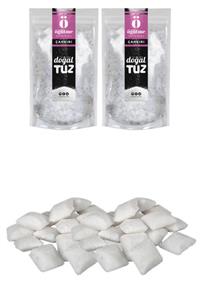 Doğaltuz Bundle Set - Çankırı Kaya Tuzu Kristal Tip (2x1000gr) + Hediye Bulaşık Makinası Tuzu 2 Kg