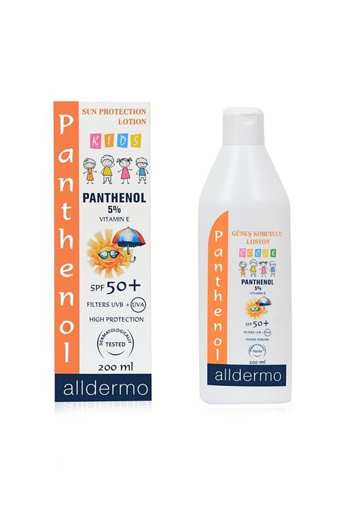 Alldermo Çocuk Güneş Losyonu Spf50 200 ml