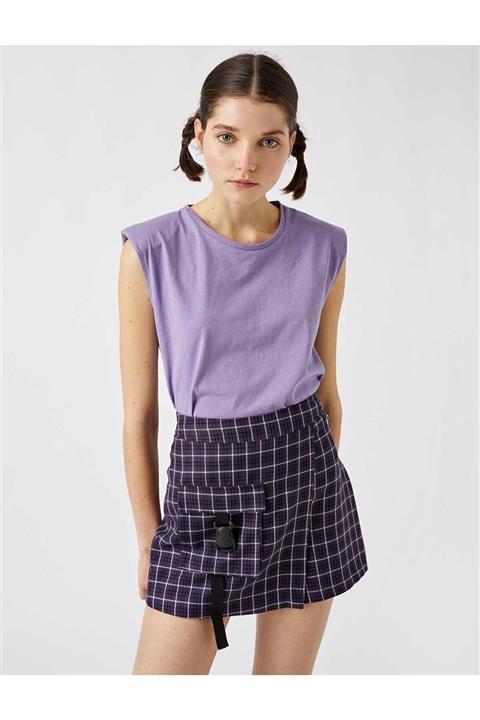 Koton Kadın Lila-79010 T-Shirt