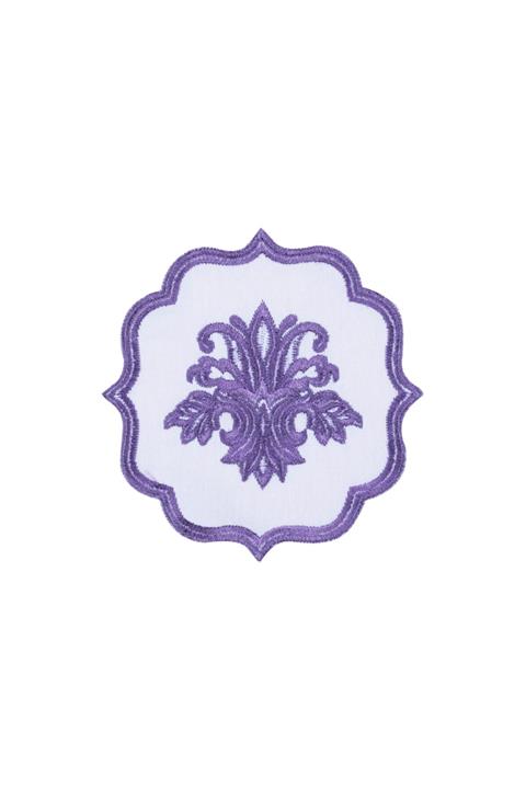 lora home Mor Laleli Kokteyl Peçete