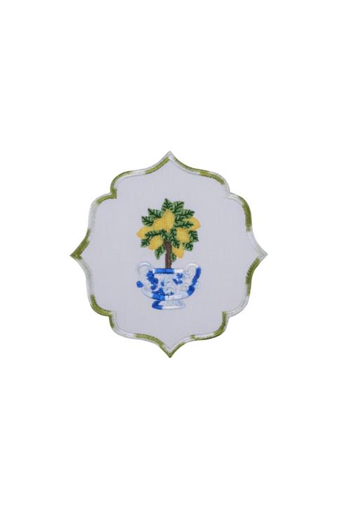 lora home Seramik Limon Ağacı Kokteyl Peçete