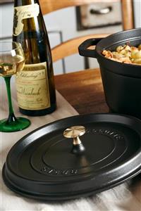 STAUB Demir Döküm Derin Tencere Siyah 24 cm