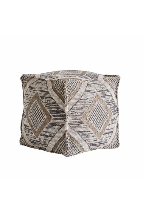 Kaşmir Halı Iskandinav Viking Puf 65x35 Cm