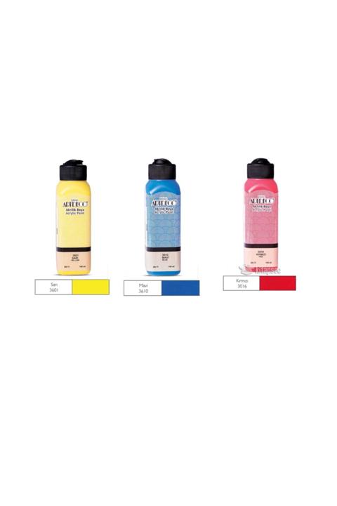 Artdeco 3 Ana Renk 140 Ml Akrilik Boya 3x140 Ml