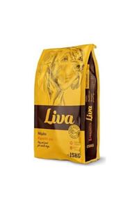 Liva Kuzu Etli Yetişkin Köpek Maması 1 Kg Şeffaf Poşet