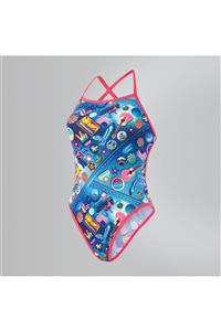 SPEEDO Retro Pop Cross Tieback Yüzücü Mayosu