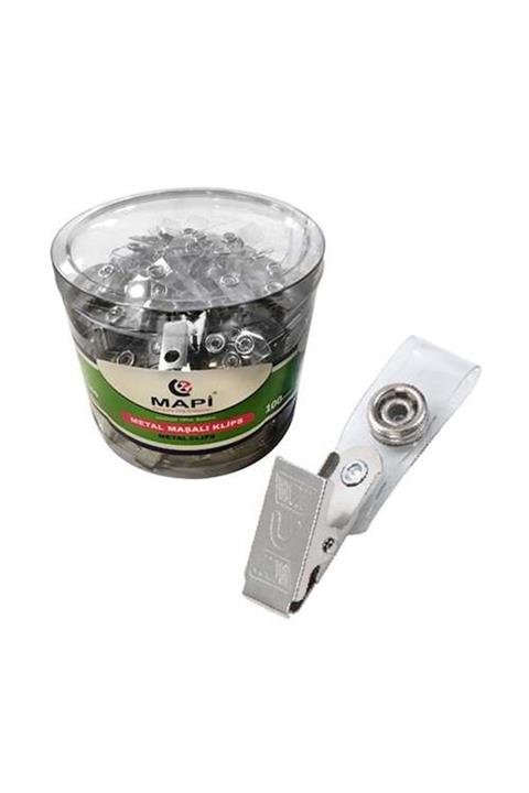 Mapi Metal Maşalı Klips 100 Lü Paket