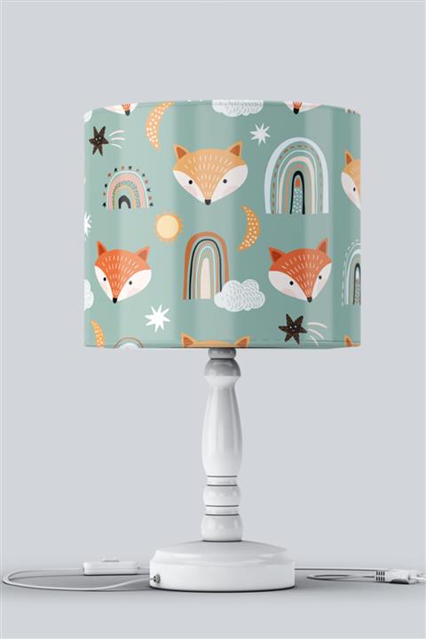 Bebaks Sevimli Tilki Bebek Ve Çocuk Masa Üstü Abajuru