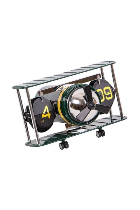 thepassioniz Saat Uçak Masa Saati Dekoratif Ev Ofis Hediyelik