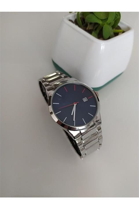 Spectrum Preumium Seri Gümüş Erkek Kol Saati-lacivert Kadran