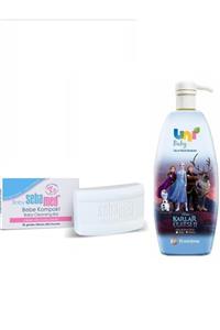 Uni Baby Frozen Saç Ve Vücut Şampuanı 700 ml +Sebamed Sabun 100 gr