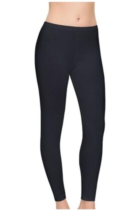 Tutku Kadın Siyah Elit Modal Elestan Uzun Tayt