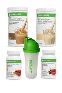 Herbalife Formül 1 Shake Vanilya+fındık+ Çay 50gr Şeftali + Ahududu + Shaker Hediye