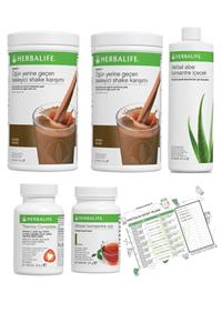 Herbalife Shake Çikolata 2 Adet + Klasik Çay + Aloe Vera + Thermo Complete + Diyet Listesi Hediye