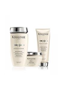 Kerastase Densifique Bain Densite Yoğunlaştırıcı Şampuan 250 ml + Makse 200 ml + Krem 200 ml 3474636351007