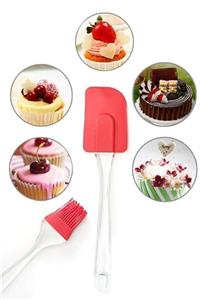 easyso Ben Ve Evim Silikon Fırça - Spatula 2'li Set