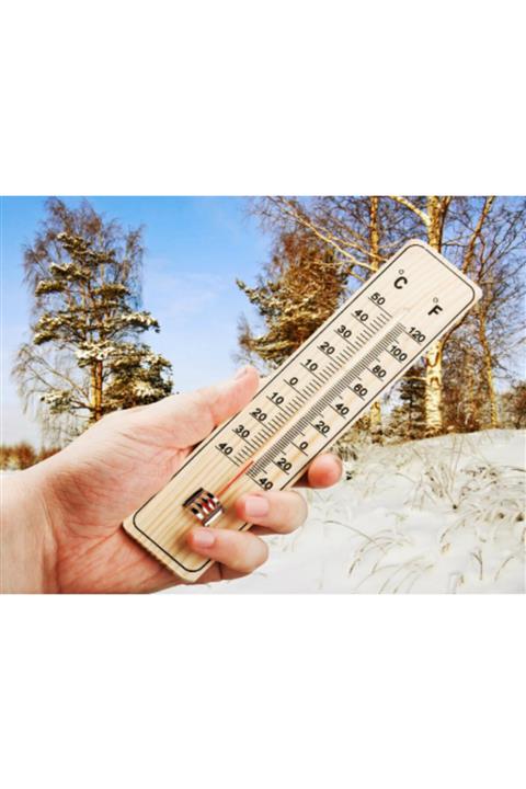 horussweetshop Ahşap Termometre