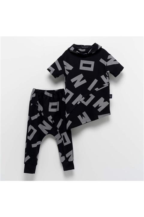 Moi Noi Desenli Asimetrik Takım Miniropa