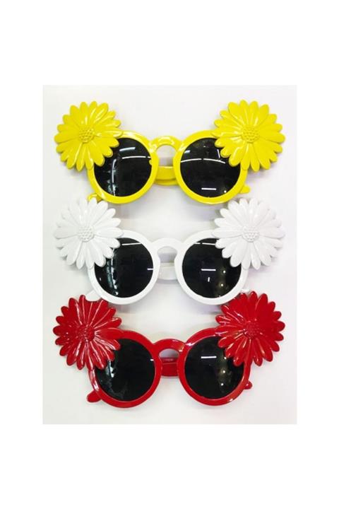 Magneta Papatya Parti Gözlüğü 3 Renk 3 Adet
