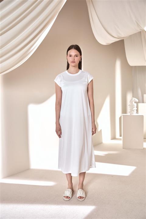 LYSA Kadın Beyaz Jüpon Içlik