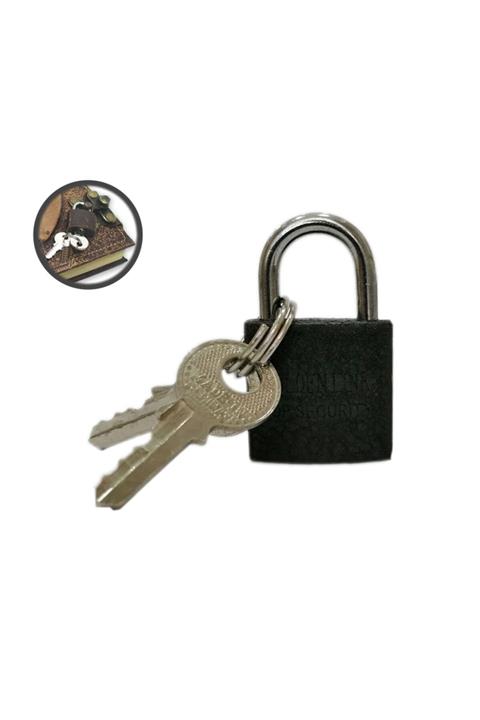 GOLDEN LINK Anı Defteri Kilidi Mini Asma Kilit 20 Mm + 2 Adet Yedek Anahtar
