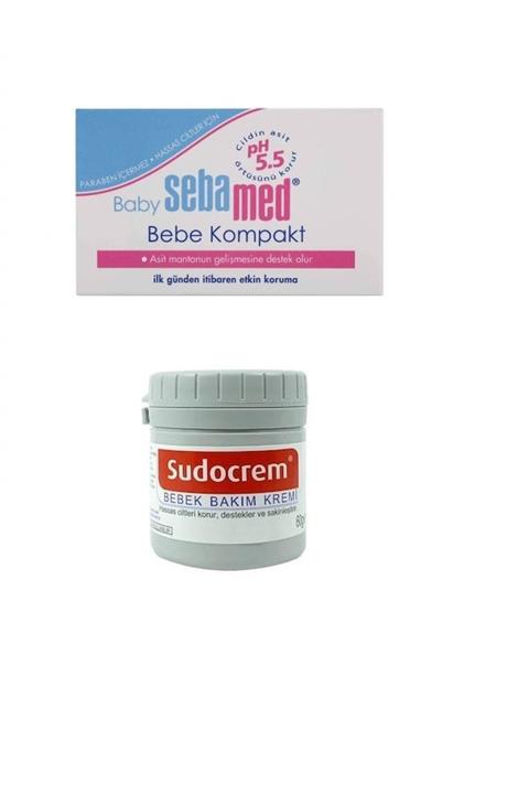 Sebamed Baby Ph 5.5 Bebek Kompakt 100 gr ve Bebek Bakım Kremi 60 gr