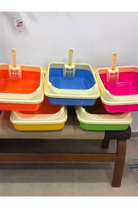 YERLİ PLASTİK Açık Kedi Tuvaleti + Kürek