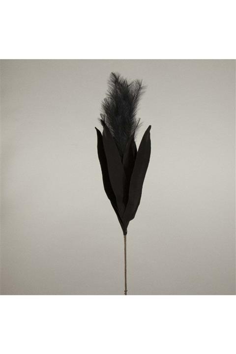 Lucky Art Ba-hem Black Yapraklı Tüy Dal