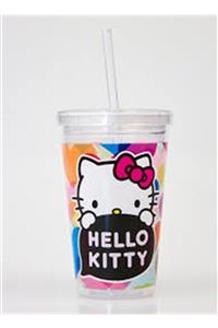 ABA Hello Kıtty Hk-5696 Pıpetlı Bardak 350 ml