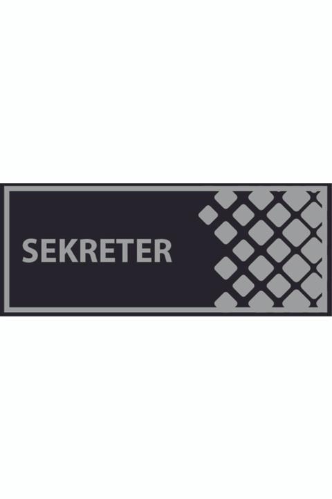 networksticker Network Sticker Modern Sekreter Yazılı Ofis Kapı Yönlendirme 25x10 Cm