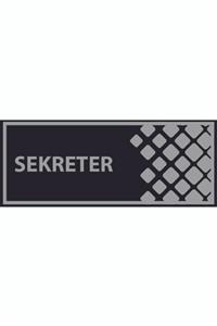 networksticker Network Sticker Modern Sekreter Yazılı Ofis Kapı Yönlendirme 25x10 Cm