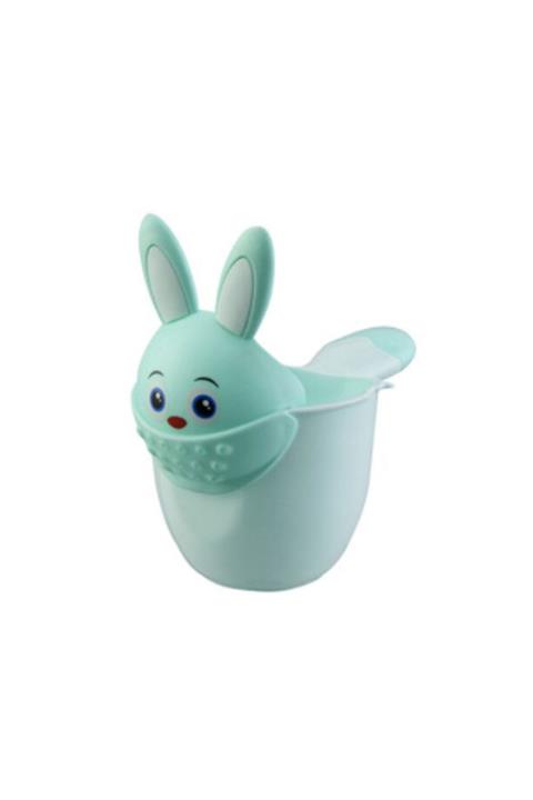 Okyanushop Yeşil Tavşan Figürlü Sevimli Su Kabı