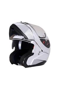 AXXIS Roc Sv Kask - Solid Gloss Pearl White Kask