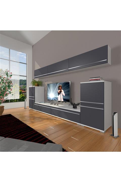 Decoraktiv Eko 9 Mdf Std Tv Ünitesi Tv Sehpası Naturel Ceviz