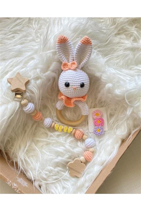 TOYSCİTY Tavşan Tokalı Çıngırak Seti