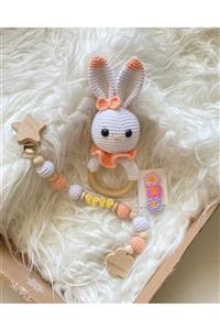 TOYSCİTY Tavşan Tokalı Çıngırak Seti